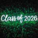 Large Congrats Grad Neon Sign Class of 2026 Led Sign Dimmable 2026 Graduation Decorations Grad Party Light Up Sign Senior College Graduation Gift 21 * 5.3 Inch