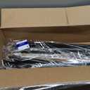 In-Channel Rain Guards for 2007-2013 Chevy Silverado 1500/ GMC Sierra 1500/ Avalanche Crew Cab, Window Visor Shields Vent Deflector Shade Wind Dark Smoke for 07-14 Silverado/Sierra 2500 3500HD