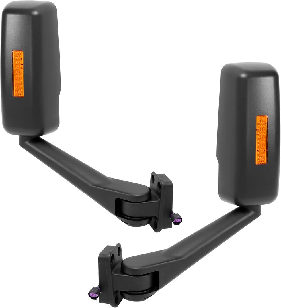 ALMULOO Rearview Mirrors Compatible with 2003-2009 Chevrolet Kodiak/GMC