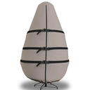 Christmas Tree Storage Bag - Upright Zippered Canvas Cover for 9-Foot Artificial Trees with Buckle Straps and Cinch by Tiny Tim Totes