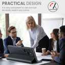 Hualele for Samsung Galaxy S24 Ultra Wallet Case with RFID Blocking, Galaxy S24 Ultra Case Wallet for Women Men with Card Holder Kickstand Leather Book Flip Case for Samsung S24 Ultra Black