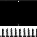 Door Kick Plate 30 inches Acrylic Decorative Plates Protector for 32 inches Front Doors, 1/10 inch Thickness 8"x 30" Black