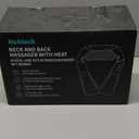 Nekteck Shiatsu Neck Massager with Heat for Pain Relief Deep Tissue, 2026 Upgraded 3D Back Shoulder Kneading Massage Pillow, Body Muscle Relaxation Tool Gifts for Him Her Mom Dad, Gray (NOT Cordless)