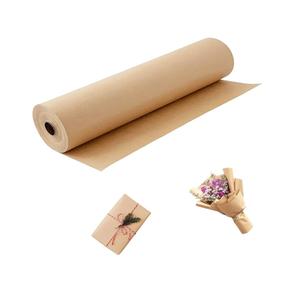 Brown Wrapping Paper Roll 30"x 1200" Craft Packing Paper for Moving Shipping, Gift Wrapping Paper, Bulletin Board Paper, Kraft Paper for Table Covering Poster Paper