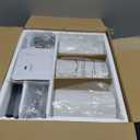 Dimmable Floor Lamp, Tall Standing Lamp with Linen Shade, Industrial Tree Floor Lamps for Living Room Bedroom Office, 3 x 1000LM LED Bulbs Included