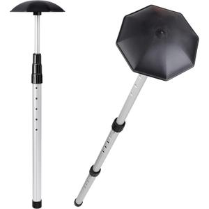 Golf Travel Support Pole, Aluminum Golf Support Rod, Golf Travel Bag Support System to Protect Clubs from Impacts (Black)