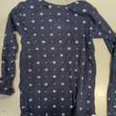 Honest Snowflake Pattern Pajamas, Blue/Grey, 4T