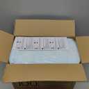 Amazon Basics Leak-Proof Dog and Puppy Potty Training Pee Pads with Quick-Dry 5-Layer Super Absorbent Design, Regular Size 22 x 22 inch, Blue & White, 100 Count