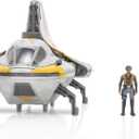 STAR WARS Micro Galaxy Squadron Phantom II - 5-Inch Vehicle with Two 1-Inch Micro Figure Accessories