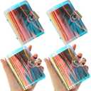 4-Pack Small Photo Album 2x3 Compatible with Fujifilm Instax Mini Film/Polaroid Film/Kpop Photocard Credit Card Holder for Women Girl Birthday Gift (36 Pockets)