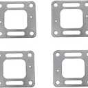 Pack of 4 18-0897 Exhaust Restricted Elbow Risers Gasket Compatible with Mercury Mercruiser V6 V8 Engines Replace 27-41813, 27-860233, 27-863724
