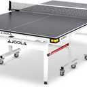 JOOLA Rally TL Professional MDF Indoor Ping Pong Table w/Quick Clamp Table Tennis Net & Post Set - 10 Minute Easy Assembly - Corner Ball Holders - Tournament Quality - Includes Playback Mode (18mm, Standard)