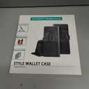 SUANPOT Compatible with iPhone 16 Pro Max 6.9" Wallet case with RFID Blocking Credit Card Holder,Flip Book PU Leather Protective Cover Women Men for Apple 16 Pro Max Phone case Sky Blue