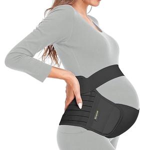 ChongErfei Maternity Belt Pregnancy Belly Band 3 in 1 Maternity Support Belt for Pregnant Back/Pelvic/Hip Pain, Maternity Band Belly Support for Pregnancy (Black, XL)