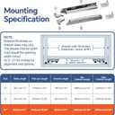 ToBeGreat Push to Open and Soft Close Undermount Drawer Slides,21 Inch Full Extension Concealed Bottom Mount Rails Glides with 3D Locking Devices for Kitchen & Cabinet(100 lb Capacity)