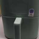 bella 6 Qt Slim Air Fryer, Fits-anywhere Kitchenware, EverGood Ceramic Nonstick Coating, Adjustable Temperature, 6 Preset Cooking Options, 60 Min Auto Shutoff w Audible Tone, 5lb Capacity, Seaglass