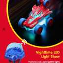 Spider Toy for Boys, Remote Control Watch Toy for Kids, Mini RC Car with LED Light and Wrist Strap for Indoor and Outdoor Play, Birthday for Toddlers