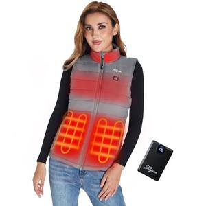 Telguua Heated Vest Women with Battery Pack,Women's Heated Warm Vest Electric Rechargeable Heating Vests Small