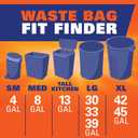Hefty Recycling Trash Bags, Clear, 13 Gallon, 60 Count Packaging May Vary