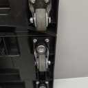 Folding Hand Truck 500lbs, Portable Heavy Duty Dolly Cart, 6 Wheels Collapsible Luggage Cart with 2 Elastic Ropes - Compact Trolley Cart for Easy Moving - Ideal Hand Cart for Travel and More (17, Black)