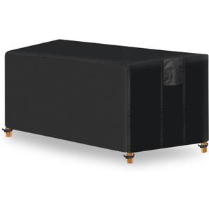 Fire Pit Cover Rectangular- Waterproof Firepit Cover (52L x 34W x 24H inches, Black) Outdoor Fireplace Cover Weatherproof and Non Fading