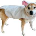 ComfyCamper Sheep Dog Costume - Lamb Shepherd Farm Animal Large XXL Cosplay Halloween Costumes Christmas, XL (Cream)