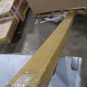 DEZ FURNISHINGS Cordless 1" Light Filtering Pleated Shade, Fabric, 69" W x 48" H, White