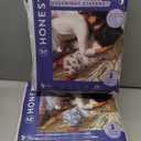 The Honest Company Clean Conscious Overnight Diapers for Sensitive Skin, Hypoallergenic Fragrance-Free Baby Diapers, Cozy Cloud and Star Signs Design, Club Box, Size 3 (1628 lbs), 52 Count