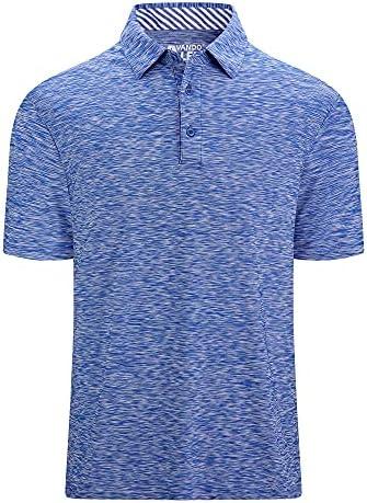 Alex Vando Mens Golf Shirt Moisture Wicking Quick-Dry Short Sleeve Casual Polo Shirts for Men 4XL Alex Vando Mens Golf Shirt Moisture Wicking Quick-Dry Short Sleeve Casual Polo Shirts for Men 4XL
