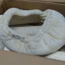 Meecal Small Cat Tree for Kittens Under 6 Months, Max Weight 5lbs - Cloud Design with Bed & Toys, Compact Scratching Post with Dangling Balls, Begie