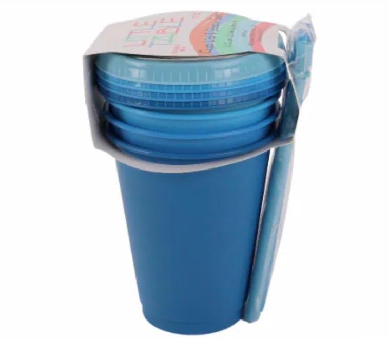 Little Table Cup, Lid & Straw Set For Kids 3 And Up 17 Oz