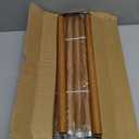 2 Pack Wood Curtain Rods for Windows 28 to 48 Inches 1" Diameter Boho Decorative Heavy Duty Window Curtain Rod Set Adjustable with Handmade Wood Grain Design for Living Room Bedroom Kitchen