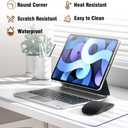 42x72 Inch Clear Plastic Vinyl Desk Pad Mat with Mouse Pad PVC Desk Blotter Mat Extra Large Office Drawing Writing Full Desk Pad for Computer Work Desktop Organizer Non-Slip Easy Clean Water Resistant