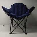 Zenithen Limited Foldable Guidesman Padded Durable Portable Folding Chair, Perfect for Camping, Outdoor Recreation, Accent, or Sporting Events, Blue (Pack of 1)