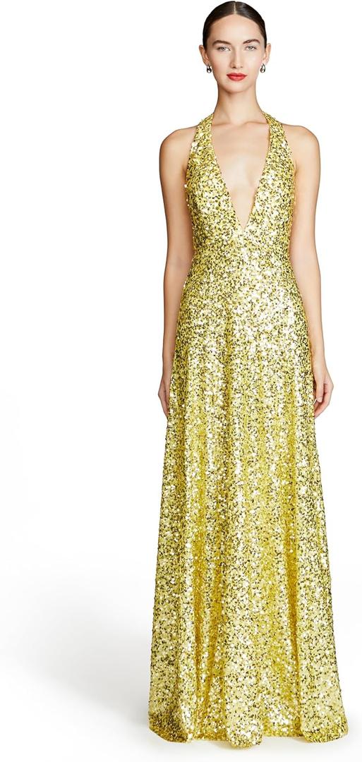 Halston Women's Renata Sequins Gown, Size 6