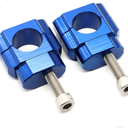 1 1/8" 28mm Universal Motorcycle Dirt Bike ATV Handlebar Risers Mount Clamp Kit Compatible with CR125 CR250 CRF250R CRF250X CRF450R CRF450X XR50 CRF50 CRF110 CRF125, KX250 KX250F KX450F KLX450R