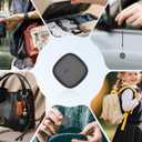 Air Tracker Tags-4 Pack for Android, Bluetooth Luggage Tracker Anti Lost Keys Finder/Item Locator with Holder Case Work with Google's Find Hub for Key, Backpack, Luggage, Wallet, Precise Position