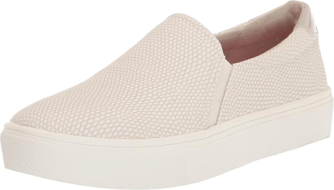 Dr. Scholl's Shoes Women's Nova Sneaker, White Snake, 10 Wide