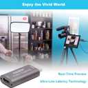 BlueAVS HDMI to USB Video Capture Card 1080P for Live Video Streaming Record via DSLR Camcorder Action Cam (Coffee)
