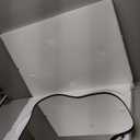 MSUMPTU Irregular Wall Mirror Black Wave Shaped Metal Framed Wall Mirror for Bathroom Bedroom Entryway Living Room Wall Decor 24" L x 18" W 2305B