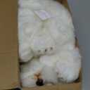 HollyHOME Maltese Stuffed Animal Realistic Maltese Dog Plush Toy Pet Gift for Kids 13 inches