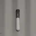 Keshima Foundation Brush Flat Top Kabuki - Premium Foundation Brush for Liquid Makeup, Cream, and Powder - Buffing, Blending, and Face (Regular Size, White)