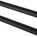 Love-KANKEI 48 Inch Long Floating Shelves Wall Mounted Set of 2, Large Wood Wall Shelves for Storage, Rustic Hanging Shelves for Display,Bedroom Living Room Bathroom Kitchen Office Black