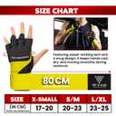 WYOX Gel Boxing Hand Wraps Inner Gloves for Men & Women, 80cm Quick Wrist Straps, Padded Knuckle Protection for Muay Thai Kickboxing, Hand Wraps for Boxing & Martial Arts (Glow Yellow, L/XL)