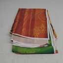 Indian Pooja Traditional Backdrop Banner Diwali Ganpati Puja Marigold Photography Background Indian Weeding House Warming Decorations for Home Photo Booth Props (2.4x1.8m)
