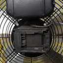 16" High Velocity Floor Fan for Dewalt 20V Max Battery, 3-Speed Battery Operated Cordless Floor Fan with AC Adapter, Heavy Duty Metal Industrial Fans for Warehouse, Garage, and Workshop(Tool Only)