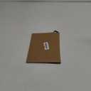 Fan&Ran Leather Mini 3 Ring Binder for 5.5"x8.5" Paper, 1" Round Rings, Interior Pockets & Snap Closure, Half Letter Size, Vintage Brown