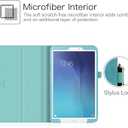 Fintie Folio Case for Samsung Galaxy Tab E 9.6 2015 (Model SM-T560/T561/T565/T567), Slim Fit Premium Vegan Leather Cover, Blossom