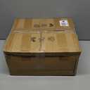 ZECOXOL Arc Floor Lamp for Living Room Boho Floor Lamps with Remote Control & with 3 Color Temperatures,Rattan Wicker Standing Lamp Dimmable Tall Floor Lamp for Bedroom Living Room Corner (11.9Inch, double-deck)