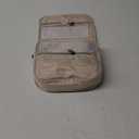 8 Set Packing Cubes for Travel, Gifts for Women Mom, Anti-Tearing Suitcase Organizer for Luggage with Shoe & Hanging Toiletry Bag, OlarHike Vacation Essentials & Accessories for Cruise Ship, Cream, Size: 8 Set (For Carry-On/Medium)